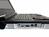 15 इंच एलईडी रंग पोर्टेबल अल्ट्रासाउंड मशीन 60 डिग्री स्कैन कोण और विन्यास जांच के साथ 2.0MHz-5.0MHz